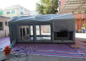 China Air Sealed Frame Inflatable Spray Paint Booth Tent For Car Washing on sale