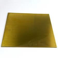  H62 H65 Brass Plate 5mm , Thin Brass Sheet C67400 For Thermal Devices Manufactures