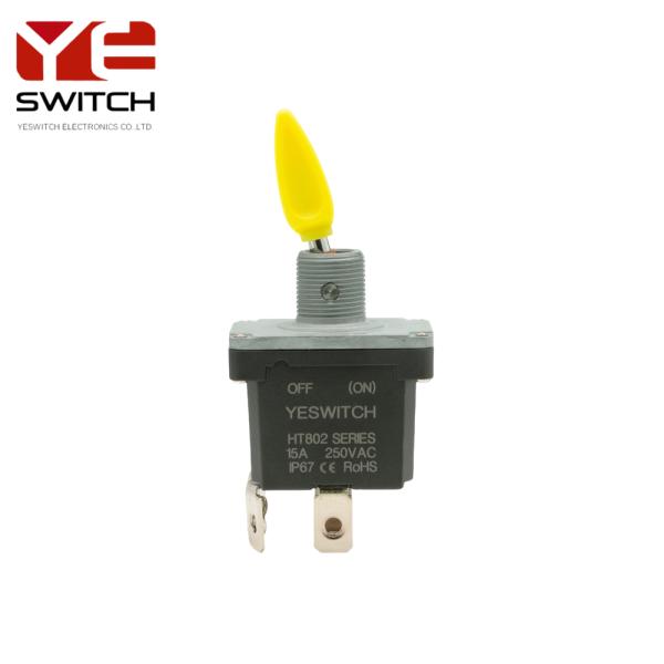 Metal Push Toggle Switch Mechanical Industry Stainless Steel Toggle Switch