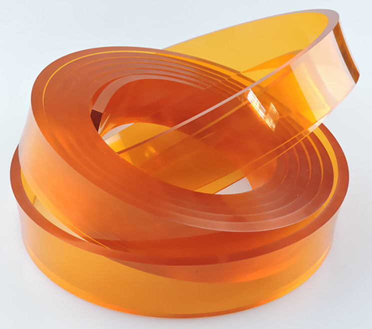 Polyurethane Silk Screen Squeegee Rubber Scraping Strip 4m / Roll Length