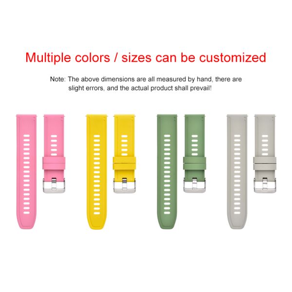 Vibrant And Energetic Style Soft Fluoroelastomer Strap - Customizable Logo Available