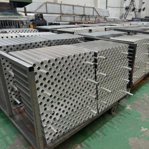  14.3mm Anticorrosive Louvered Fins Aluminium High Heat Transfer Performance Condensing Louvers 34*29.5 Manufactures