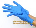 Blue Non-Medical Biodegradable Disposable Powder Free Examination Nitrile Gloves