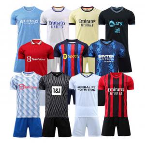  Embroidered Custom Jersey Football Set Multiscene Anti Pilling Manufactures