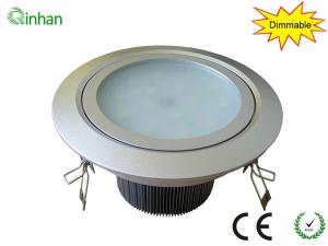  Aluminum and glass 15W warm white 50000h dimmable LED downlight ,2 years warranty Manufactures
