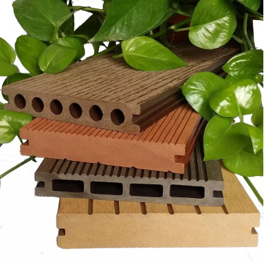Insect Proof 150mm WPC Decking Boards Solid Wood Plastic Composite Without Nail
