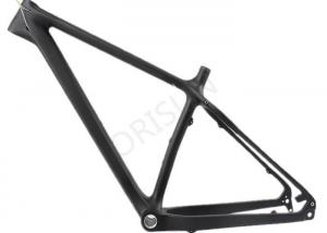  Black Full Carbon Fiber Fat Bike Frame Customized Painting For Snow Bike Manufactures