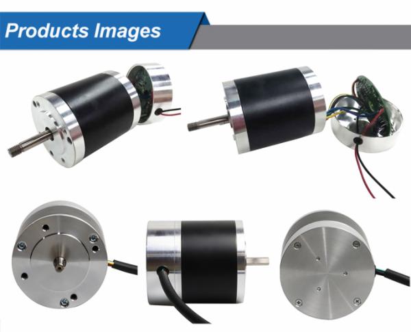 80mm Round BLDC 0.28Nm 2500rpm Integrated Brushless DC Motor 0