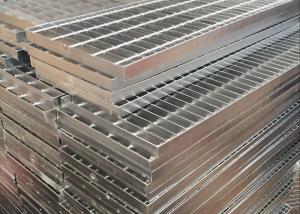  Galvanized Bar Grating / Steel Driveway Grates Grating Excellent Bearing Capacity Manufactures