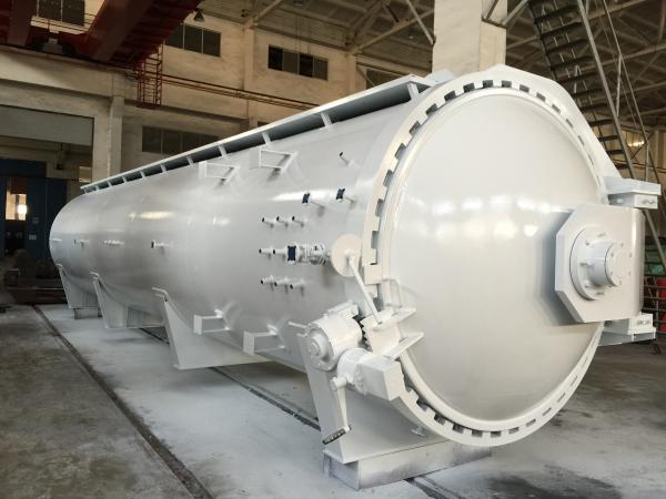 Industrial Vulcanizing Autoclave With Hydraulic Cylinder And Safety Interlock
