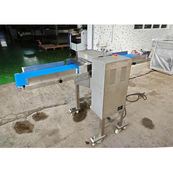 Horizontal Type Fresh Meat Cutting Machine 1.5kw 340mm Conveyor Width