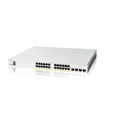 Quality C1200-24T-4X Network Adapter 24x 10/100/1000 Ports 4x 10 Gigabit SFP+ Rack-mountable PoE SNMP QoS VLAN Function for LAN Switches for sale