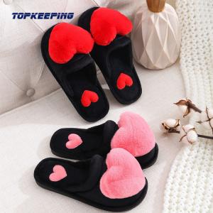  Ladies Open Heel Plush Furry Bedroom Slippers Manufactures