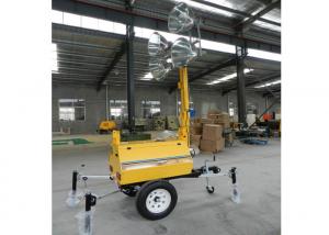 Metal halide mobile light tower power generator /  trailer light tower 5kw 10kw 20kw Manufactures
