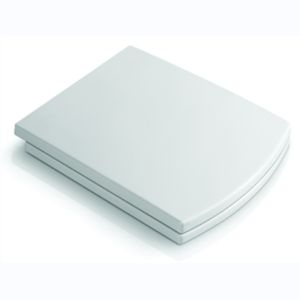 PP Square Toilet Seat With One Button And Quick Release Slow-Close Functionality