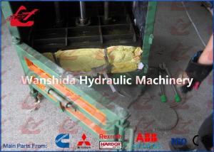  Plastic Films Vertical Compactor Plastic Baling Machine , Automatic Bale Packing Machine Manufactures