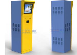  Parking Ticket Vending Machine Half Outdoor Kiosk With Member Card Credit Card Reader Manufactures