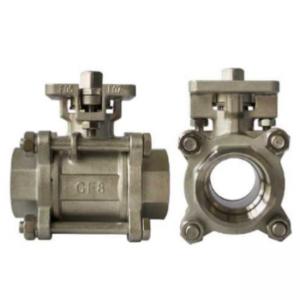  Pneumatic Threaded Ball Valve Investment Casting Ball Valve Stainless Steel Manufactures