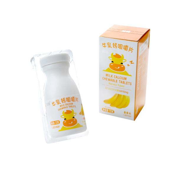 Privtate Label Chewable Calcium Tablets / Chewable Calcium Supplements Banana