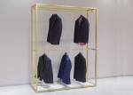 Wedding Shop Clothes Display Stand For Retial Shop With Shelf With Customized
