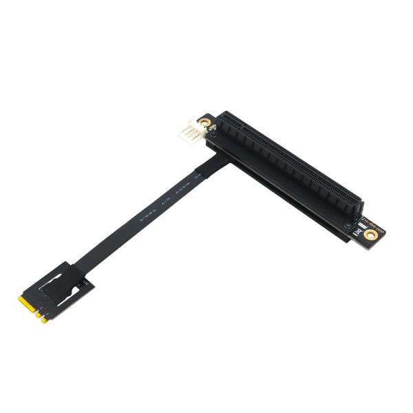 M.2 NGFF Key A-E to PCIe 16X Adapter Cable 25cm Black