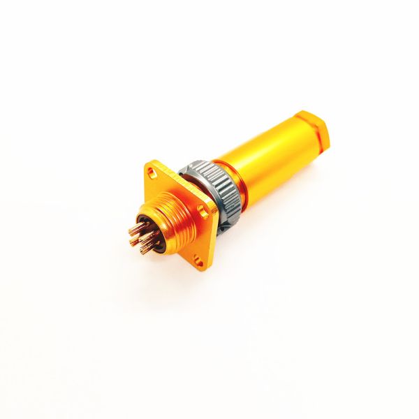 Russian Standard Aviation Socket PC Series 4 Pins Circular Connector with Aluminum Alloy Body and Bakelite Insulator