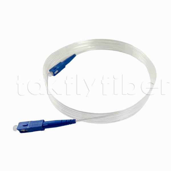 SC/UPC-SC/UPC Transparent Invisible FTTH Drop Cable Patchcord installation example