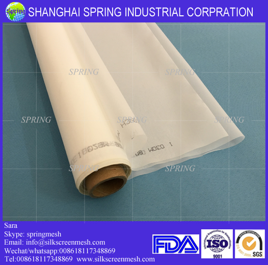 Nylon mesh micron filter cloth for solid-liquid separation/bolting cloth 64T white
