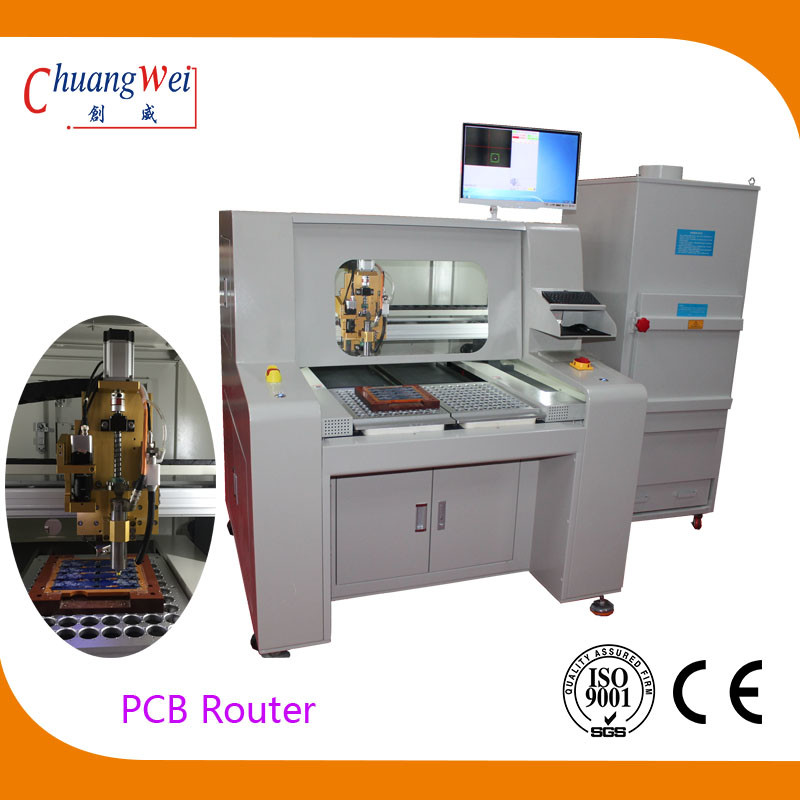  PCB Depaneling Router Two Work Tables PCB Depanelizer Machine Manufactures