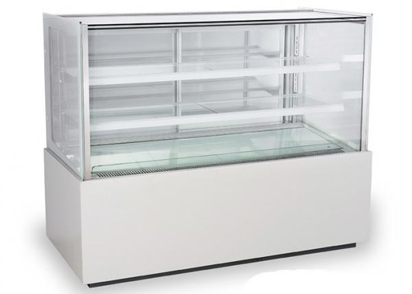 3-Layer Glass Cake Display Cabinet With LED Lighting 4°C~8°C Cake Showcase