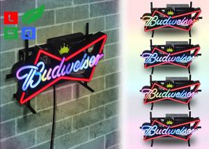  Wall Mounted Logo Branding LED Neon Signs With Acrylic Backing For Wine Bar Promotion Manufactures