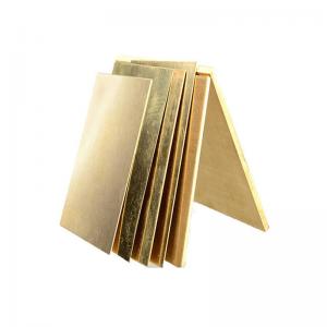 China Thickness 0.3-60mm C2600 C2800 C27200 Brass Copper Sheet Brass Sheet Plate for Decoration on sale