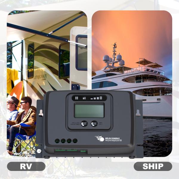 Quality Intelligent MPPT Solar Charge Controller with 7 Suitable Battery Types, High Efficiency MPPT Algorithm, and Real-time LCD + LED Indicator for sale