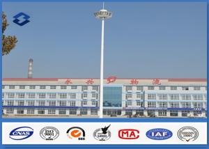  Self - Supporting Outdoor LED Display High Mast Light Pole For Square Lighting Manufactures