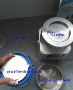  portable Microbial air sampler for clean room environment MODEL PBS stainless steel sampling head Manufactures