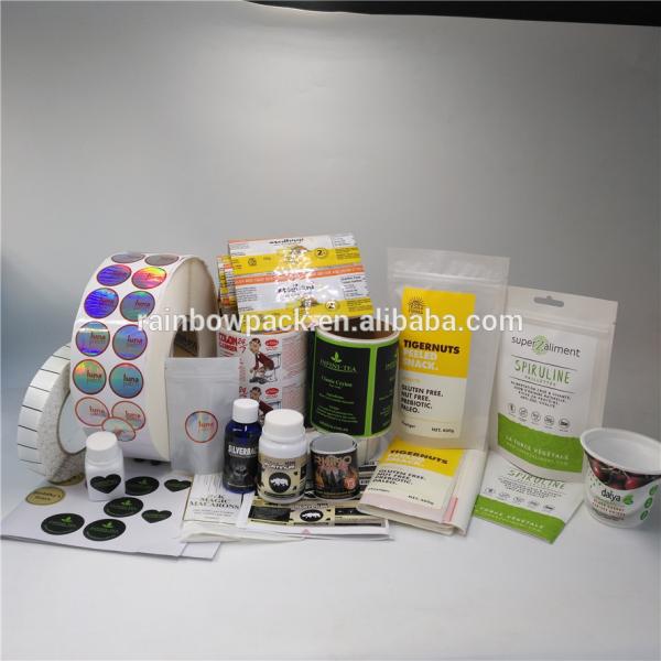 Adhesive Waterproof 3D Shrink Sleeve Labels