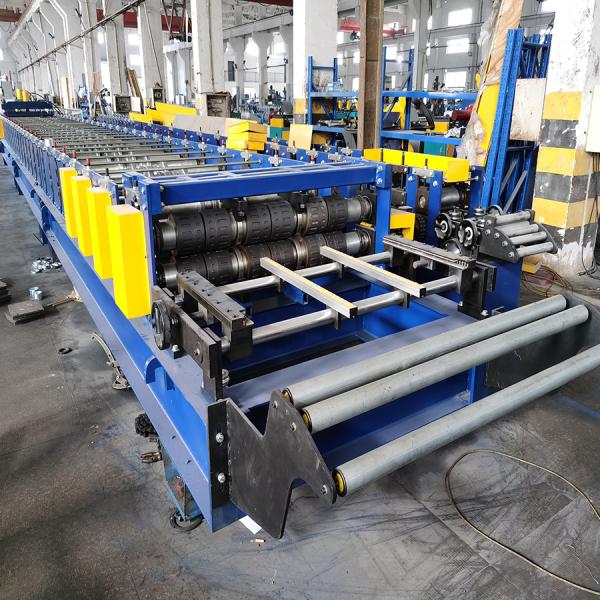 3Ph Floor Metal Deck Forming Machine Glazed Roll
