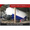 BOHAI Air Compressor Bulk Cement Transport 70 Ton Or Bigger Tank Trailer Payload for sale