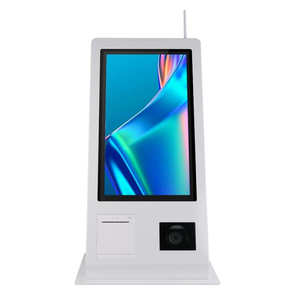 15.6" Self-Service POS Machine with Win 10 Operation System Touch Screen Scanner Printer NFC QR Code Reader