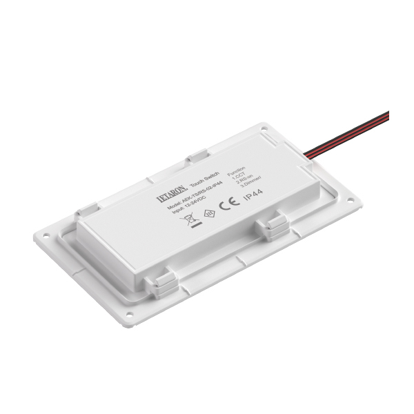 IP44 Dual-Key Touch + Microwave Sensor Switch, Dimmable CCT LED Controller DC12/24V