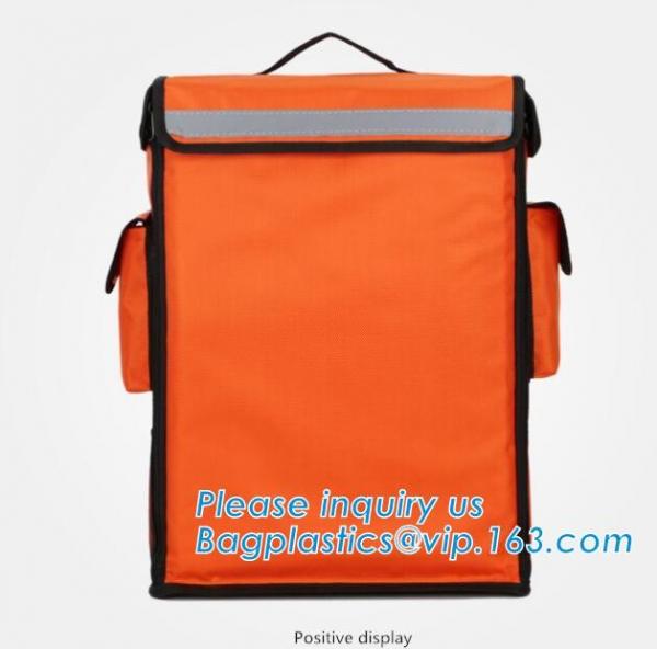 printing zipper closure 100gsm virgin non woven thermal insulation cooler bag,Cooler bag Soft Thermal Lined Coolers Back