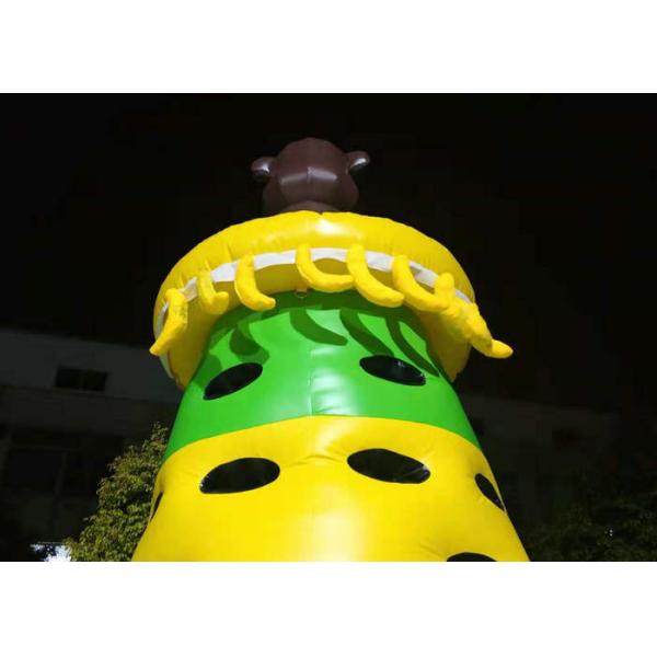 Commercial Grade Inflatable Rock Climbing Wall / Monkey Jungle Inflatable Climbing Tower For Children