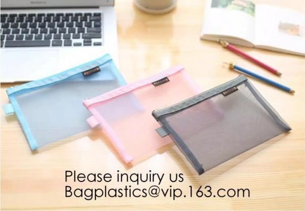 Linen Students Stationery Pouch Zipper Bag For Pen Polyester School Pencil Bag Pen Case,Stationery Pouch Bag Case Cosmet