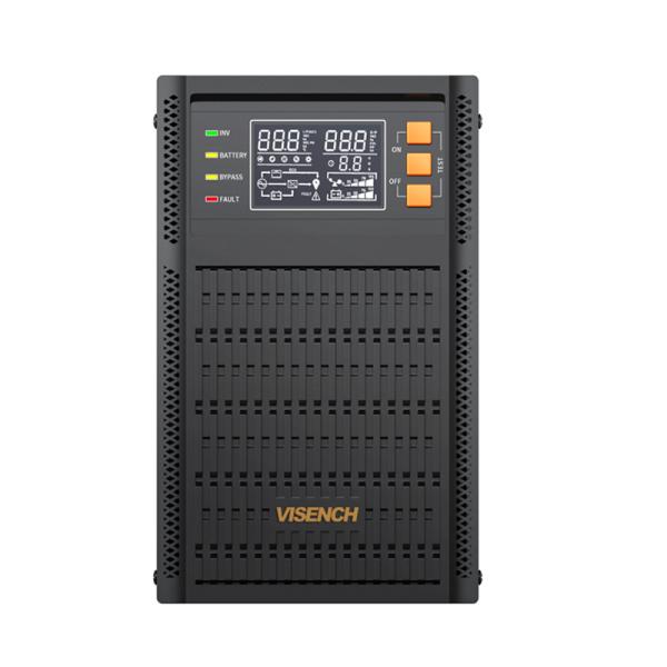 Visench High Frequency 220Vac Long Backup Time Single Phase 3Kva 3000Va Lead Acid Batteries Online Ups Universal Power Supply
