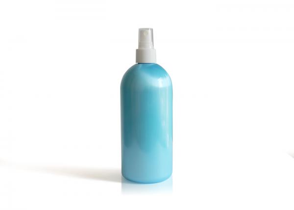 Quality Shiny Blue Hair Oil Spray Bottle , Durable Plastic Spray Bottle 500ml for sale