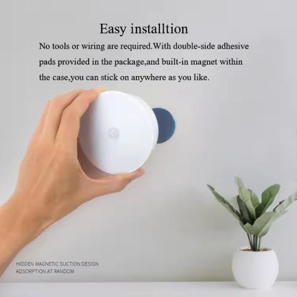 Rechargeable Motion Sensor Night Light With Dimmable Color Temperature