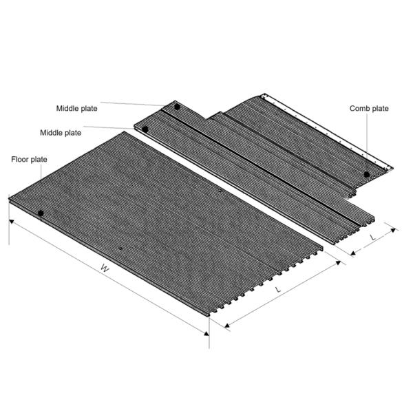 Type 800 Escalator Refurbishment CNAS Slip Resistance Escalator Comb Teeth