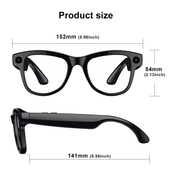 AI Smart Video Camera Glasses