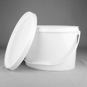 China Oval Shape Food Grade PP 10L Plastic Pail Excellent Seal Ability on sale