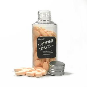 Portable Refillable Natural Chewable Toothpaste Tablet Cool Mint For Travel